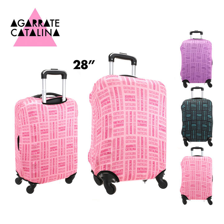 FUNDA P/ VALIJA 28" ESTAMPADA POLIESTER + SPANDEX AC