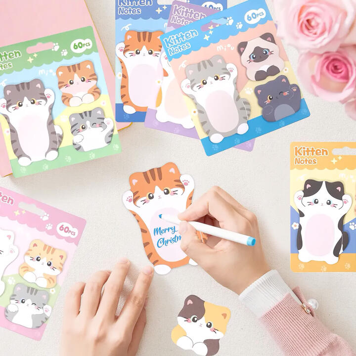 POST IT GATITO X 60 PZS. 12 X 14 CM.